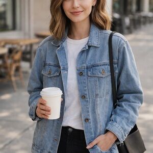 Chelsea & Violet Light Blue Denim Jacket